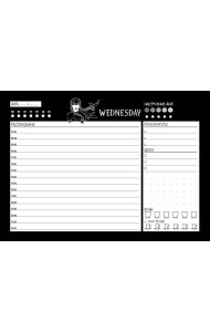 Планер настольный с отрывными листами. Уэнсдей (24х17 см, 48 л.)