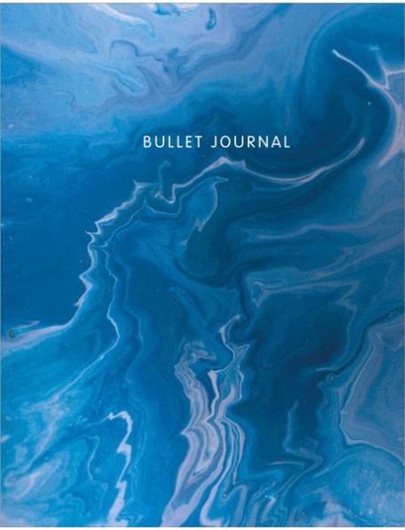 Блокнот в точку: Bullet Journal (мрамор, 144 c., пружина)