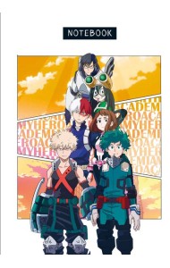 Блокнот для моих геройских записей (по мотивам манги, формат А5, 80 л., блок в точку)