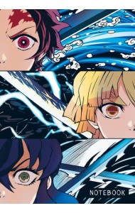 Блокнот охотника на демонов (по мотивам манги, формат А5, 80 л., блок в точку)