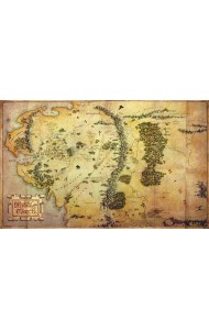 Кардхолдер. Хоббит. Карта Средиземья (в форме книжки, 215х65 мм)