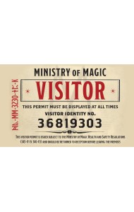 Кардхолдер. Фантастические твари. Билет в министерство (в форме книжки, 215х65 мм)