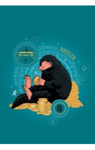 Обложка для паспорта. Фантастические твари. Нюхль