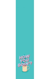 Закладка с резинкой. Friends. How you doing?