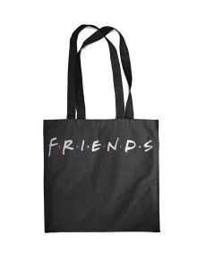 Сумка. Friends (черная, 38х43 см, длина ручек 58 см)