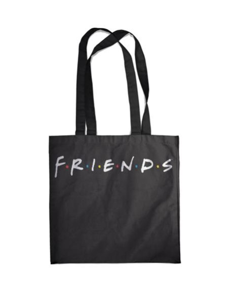 Сумка. Friends (черная, 38х43 см, длина ручек 58 см)