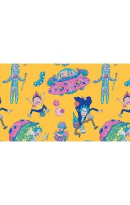 Кардхолдер. Рик и Морти (в форме книжки, 215х65 мм, желтый)