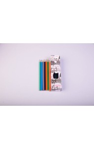 Милые коты. Пластиковый пенал с карандашами (24шт)