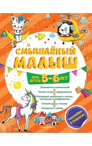 Смышлёный малыш: для детей 5-6 лет (с наклейками)