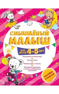 Смышлёный малыш: для детей 4-5 лет (с наклейками)