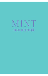 Mint notebook. Блокнот (А5, 32 л., прошитый цветными нитками, тиснение фольгой)