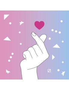 Набор значков "K-POP" (оф.1) Набор значков "K-POP" (оф.1)