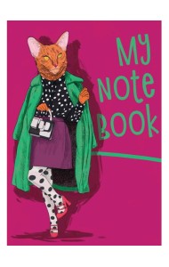 КанцПроф-П MyArt. Блокнот в клетку My notebook. Кошка