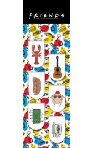 Магнитные закладки. Friends 6 закладок полукруглых