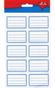 Наклейки школьные универсальные 20шт,С3347