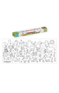 ОЧЕНЬ БОЛЬШАЯ РАСКРАСКА. ВЕСЁЛАЯ ДЕРЕВУШКА