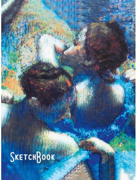 СКЕТЧБУК А5. Эдгар Дега. ГОЛУБЫЕ ТАНЦОВЩИЦЫ (выб.лак)