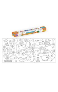 ОЧЕНЬ БОЛЬШАЯ РАСКРАСКА. ЗАБАВНЫЕ ЗВЕРЯТА