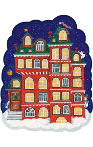 Пряничный домик. Настенный календарь-постер с окошками на 2022 год (330х420 мм) (ил. Ю. Устиновой)