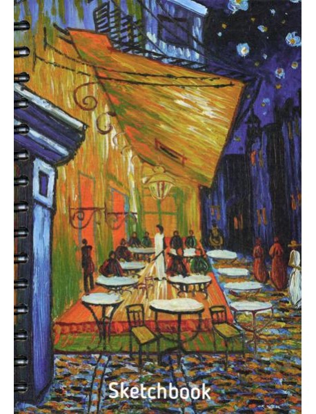 Скетчбук Ван Гог. Ночная терраса кафе