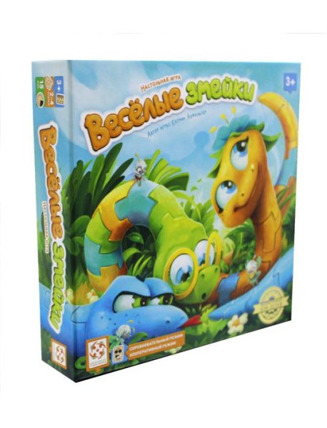 Настольная игра "Веселые змейки". (Арт. LS103)