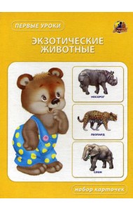 Экзотические животные. Набор карточек