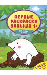 Кто живет в лесу?: книжка с наклейками