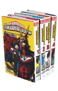 Моя геройская академия 1-4: манга (комплект из 4-х книг)