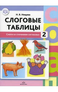 Слоговые таблицы - 2. Слоги со стечением согласных