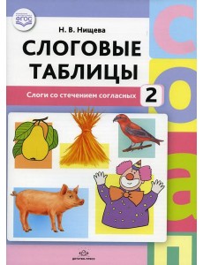 Слоговые таблицы - 2. Слоги со стечением согласных