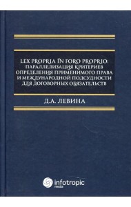 Lex propria in foro proprio: параллелизация критериев определения применимого права и международной подсудности для договорных обязательств