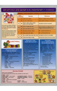 Справочные материалы: Английский язык. Шпаргалка  для детей и их родителей 1-3 кл. 3-е изд