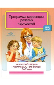 Программа коррекции речевых нарушений на логопедическом пункте ДОО для детей 5-7 лет. ФГОС
