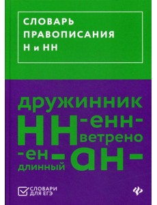 Словарь правописания Н и НН Словарь правописания Н и НН