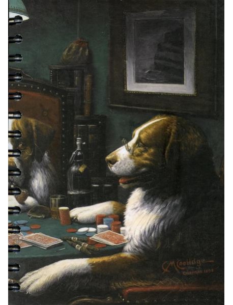 Скетчбук Кулидж. Игра в покер