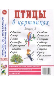 Птицы в картинках. Вып. 3. Наглядное пособие для педагогов, логопедов, воспитателей, родителей