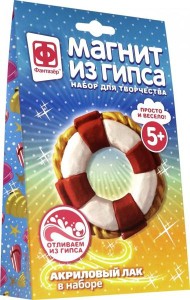 707272 Магнит из гипса Спасательный круг