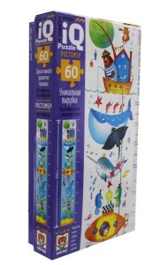 IQ Пазл МАКСИ Ростомер 60 эл. Моё синее море