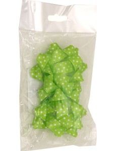 Декоративный бант (2шт) салат. (76975) Декоративный бант (2шт) салат. (76975)