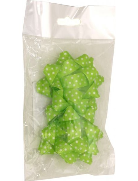 Декоративный бант (2шт) салат. (76975)