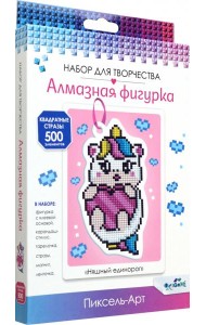 Алмазная фигурка Няшный единорог,08277