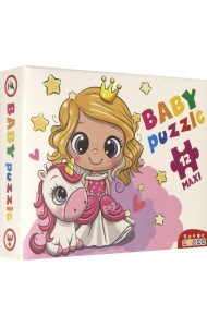 3847 Baby Puzzle. Принцесса и единорог