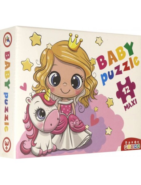3847 Baby Puzzle. Принцесса и единорог