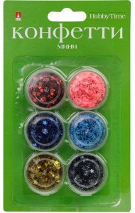 Мини-конфетти д/декора 