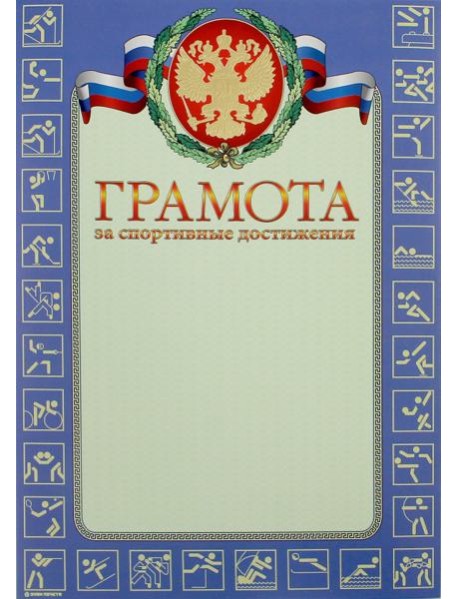 13527 Грамота за спортивные достижения