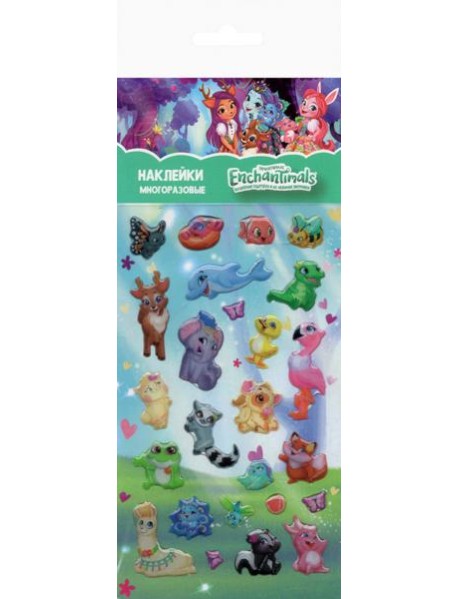 Набор леденцовых наклеек Enchantimals "Зверюшки"