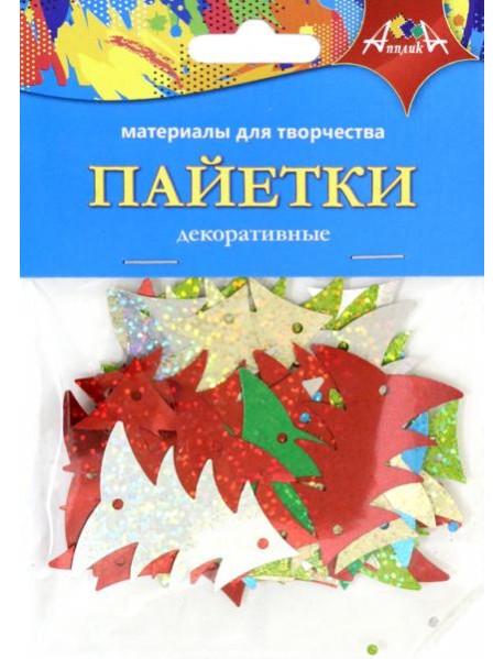 НГ Декоративные пайетки Елочки,С3572-03