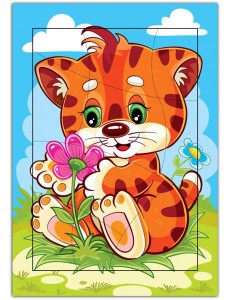 Развивающие рамки. 3817 Тигренок