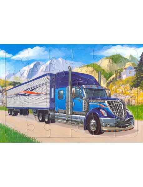 Пазл 24 эл. Грузовой автомобиль ИНТЕРНЕШНЛ