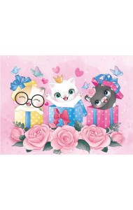 Алмазные узоры. Приятный сюрприз 30*40,06582